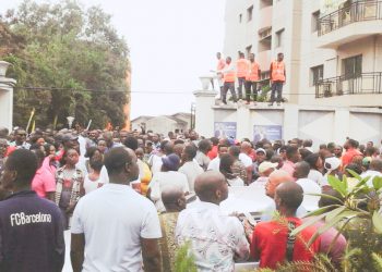 Libreville, QG de Jean Ping le 29 août 2016 © D.R