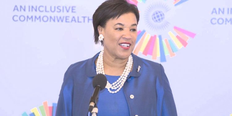 La Secrétaire générale du Commonwealth, Patricia Scotland attendue à Libreville. © D.R.