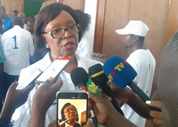 «2023, année de toutes les élections se présente comme notre principal défi», a déclaré Madame Missambo. © Gabonreview