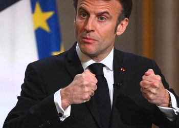 Emmanuel Macron à Libreville : "Je ne viens pas faire un déplacement électoraliste". © DR.