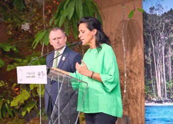 One Forest Summit : Lee White et Chrysoula Zacharopoulou lancent les travaux. © DR.