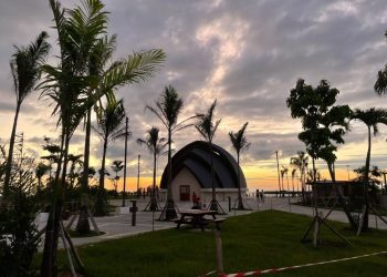 Gabon/Baie des rois : livraison de la zone centre / DR.