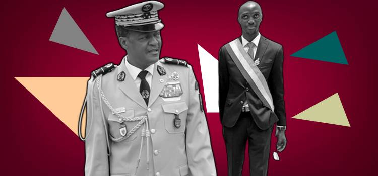 Le torchon brûle entre l’acteur de la société civile Lionnel Ella Engouang et le commandant en chef de la sécurité pénitentiaire, le général Jean Germain Effayong Onong / Montage Le Confidentiel.