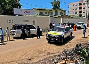 Gabon : Réagir, la lutte pour le contrôle du siège vire au pugilat ! crédit photo, DR.