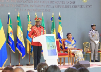 Gabon : Ballet des vœux de Nouvel An au Palais Rénovation, photo Com PR.