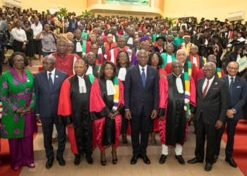 Éducation, culture et développement local : De l'Université des Sciences de Santé à Donguila : Brice Oligui Nguema à l'écoute, photo Com PR.