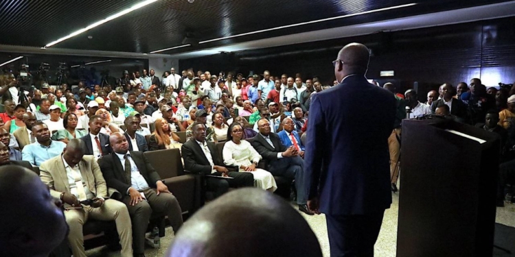 Candidat Bilie-By-Nze : un discours offensif contre la transition et un programme de rupture, photo DR.