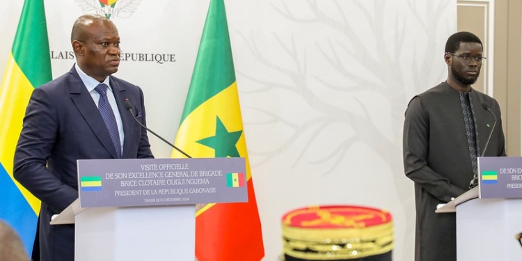 Oligui Nguéma et Bassirou Diomaye Faye renforcent les liens stratégiques entre le Gabon et le Sénégal, DR.