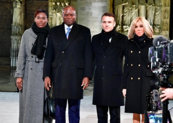 Le Président Oligui Nguema assiste à la réouverture historique de Notre-Dame de Paris, photo presse présidentielle.