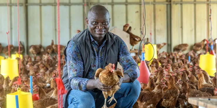 Brice Clotaire Oligui Nguema en visite à la ferme Agropag : Un engagement pour la souveraineté alimentaire du Gabon