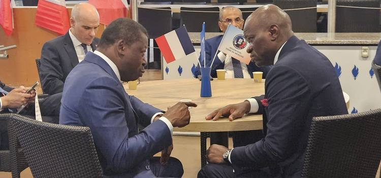 Gabon-Togo : Oligui Nguema et Faure Gnassingbé échange en France © DR.