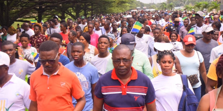 Marche d'appel à candidature d'Oligui Nguema : ses partisans prennent de l'élan pour la présidentielle de 2025, photo DR.