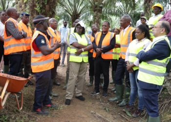 Visite du ministre Adette POLO sur le site d'Olam Palm Gabon : Un engagement pour l'agriculture durable, photo Com Olam Gabon.