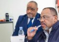 François Owono Messie et Landry Bongo Ondimba au cœur d'une gestion controversée ou Gabon'Oil et le financement du référendum Montage Le Confidentiel