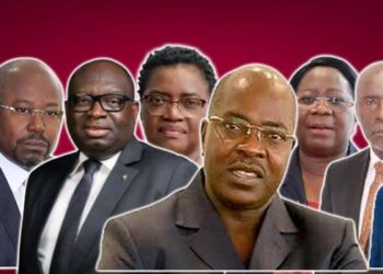 Gabon : Paul Biyoghe Mba, Alain-Claude Bilie-By-Nze et Cie à la barre ce 9 avril © Montage Le Confidentiel.