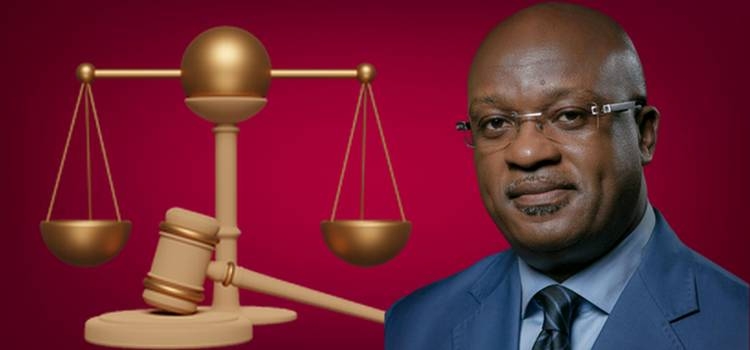 Affaire Hervé Patrick Opiangah : Le silence complice du ministre de la Justice Paul-Marie Gondjout, montage Le Confidentiel