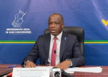 Victoire du « OUI » au projet de nouvelle Constitution au Gabon : entre plébiscite et critiques, capture d'écran.