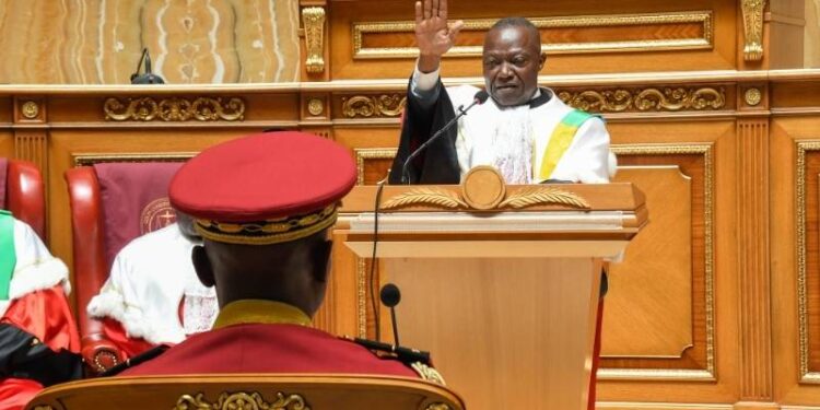 Gabon : tout ce qu’il faut savoir sur Dieudonné Aba'a Owono le président de la Cour constitutionnelle de la transition, DR.