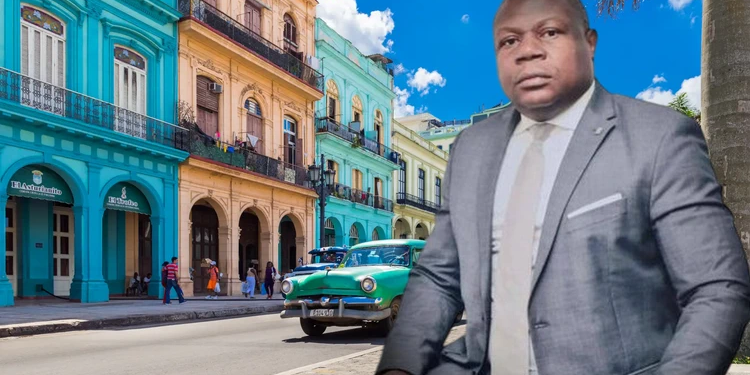 Gabon : Faustin Yves N’Guiend-Mickolo nommé ambassadeur en République de Cuba, montage Me Confidentiel.