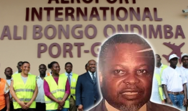 Port-Gentil : L’aéroport Ali Bongo Ondimba renommé en hommage à Joseph Rendjambé, montage photo Le Confidentiel.